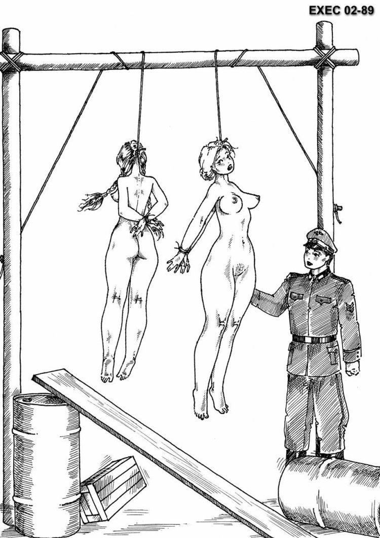 Jambes suspendues BDSM