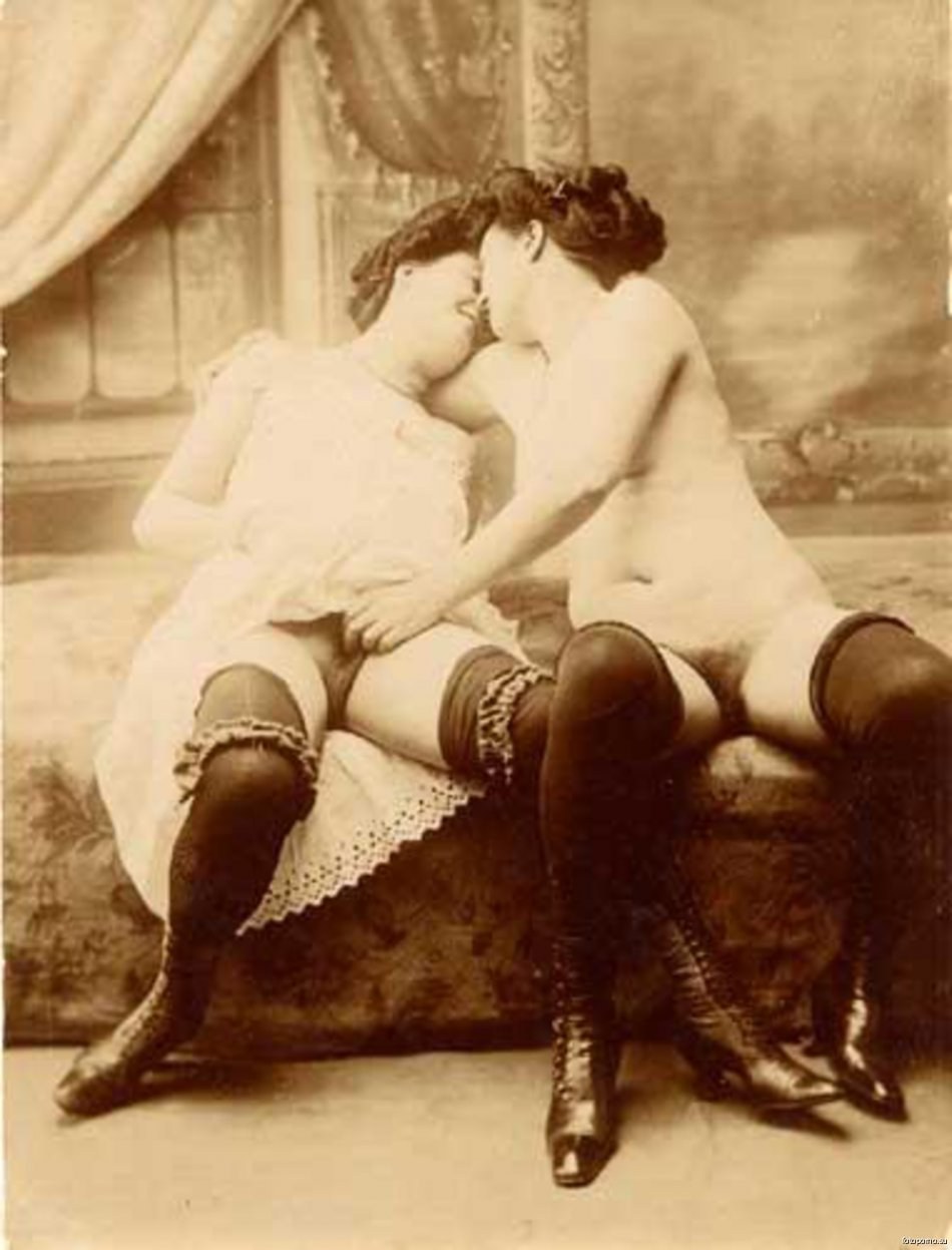 Images pornographiques du 19e siècle lesbien