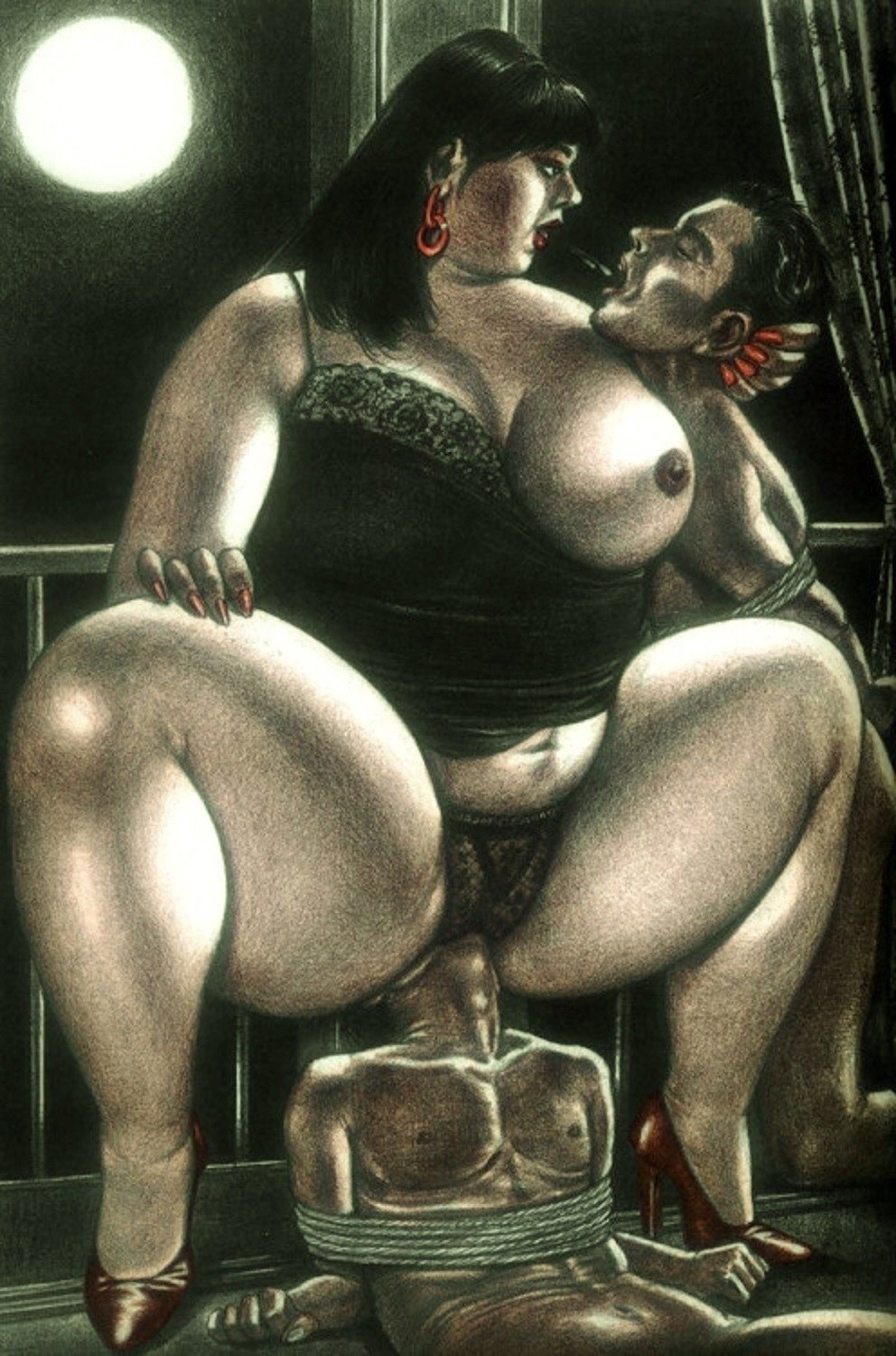 Cunnilingus à une femme adulte