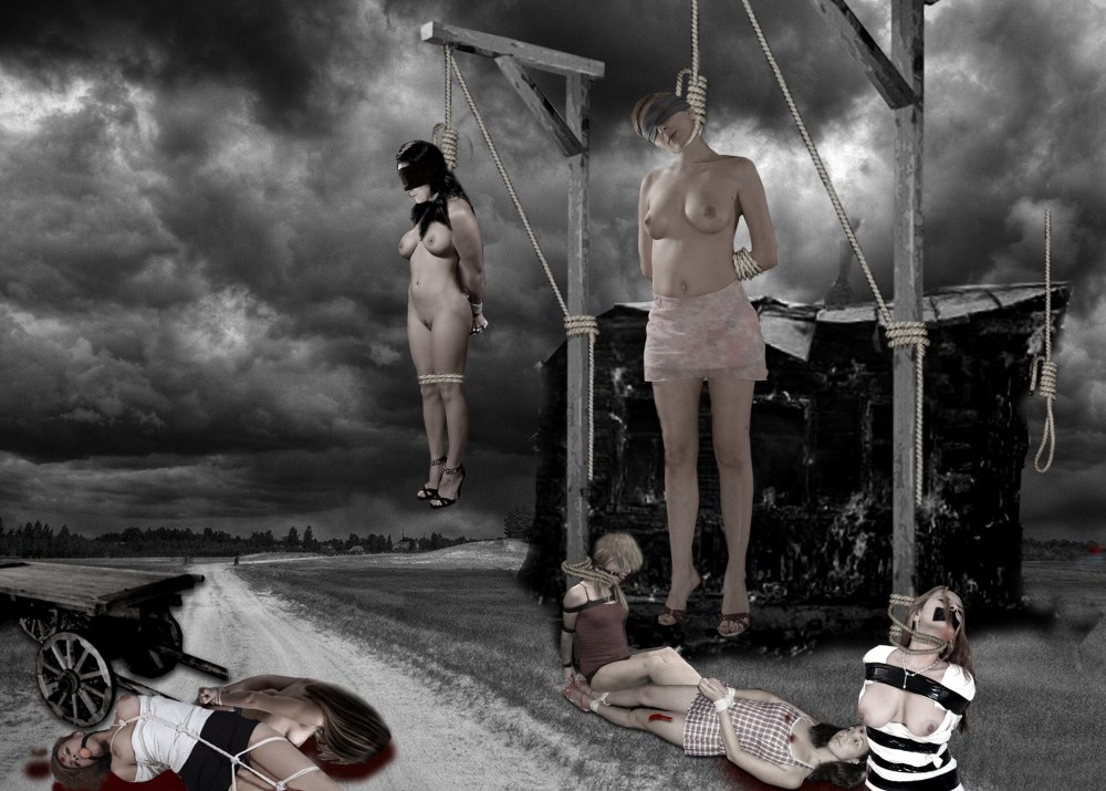 Filles suspendues érotiques