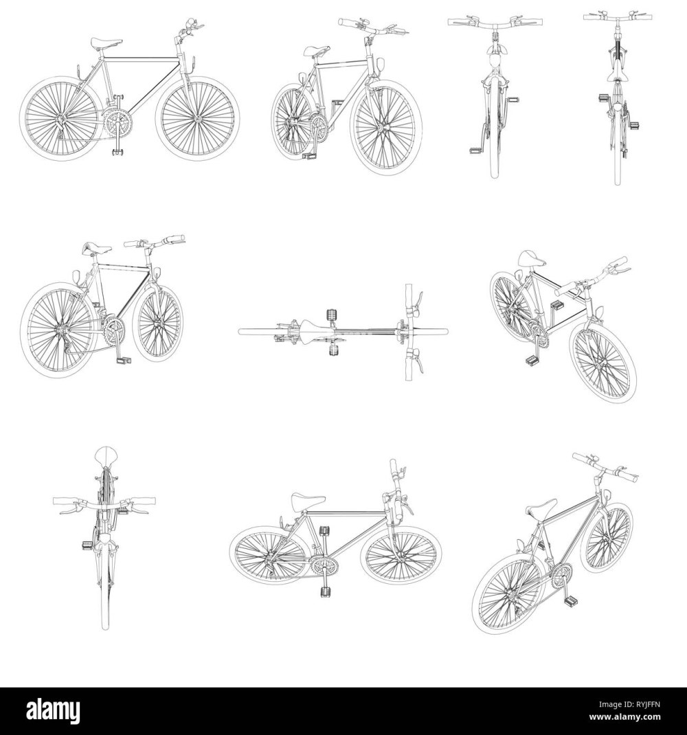 Dessin à vélo sur le côté