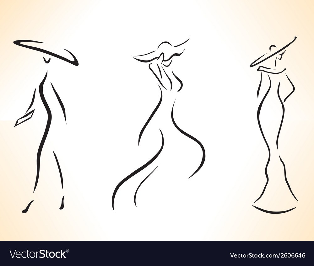 La silhouette d'une stylisation d'une personne