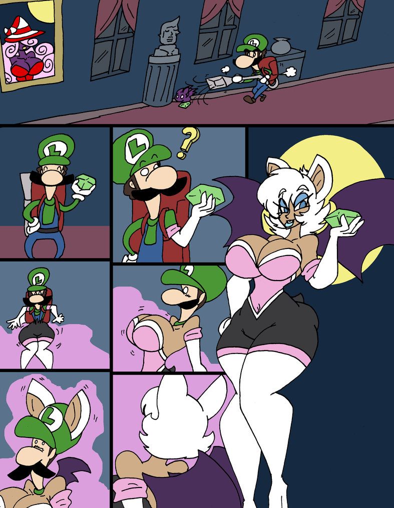 Hentai transformation rouge bat gros seins solo