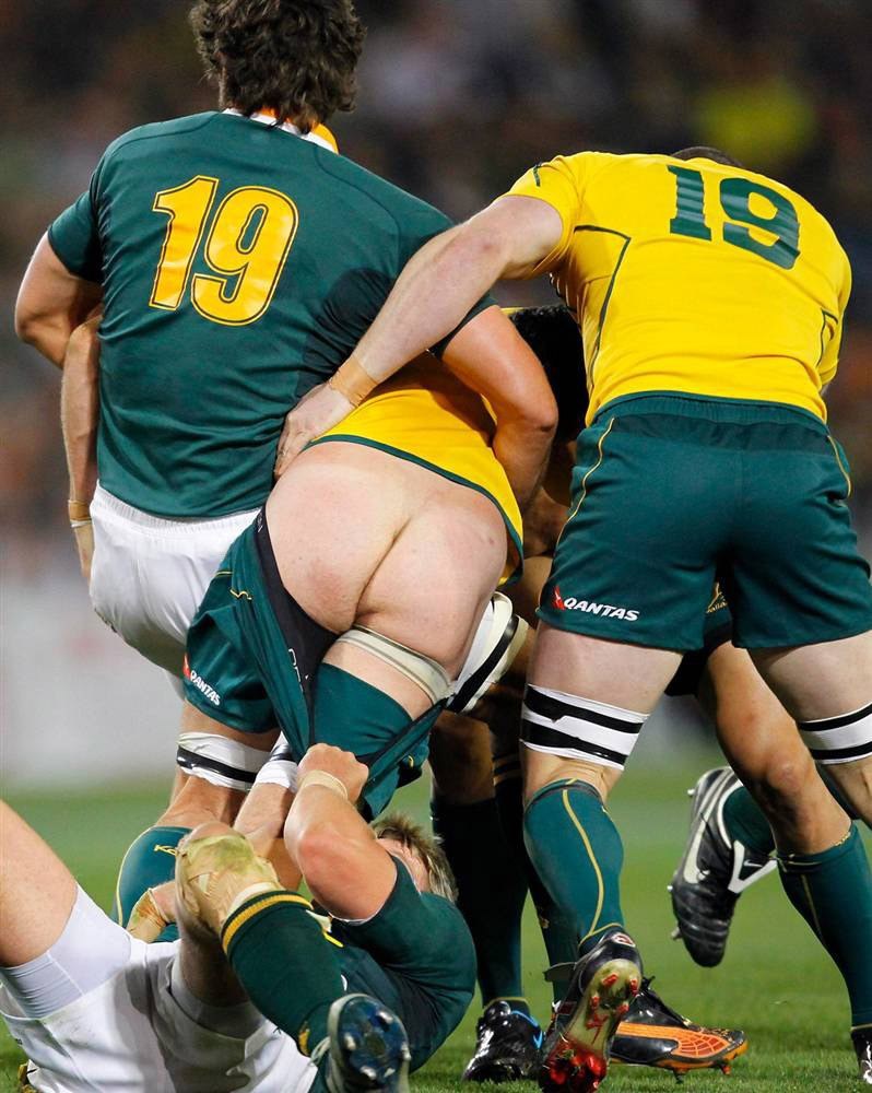 Adulte Rugby Man Humiliation masculine droite