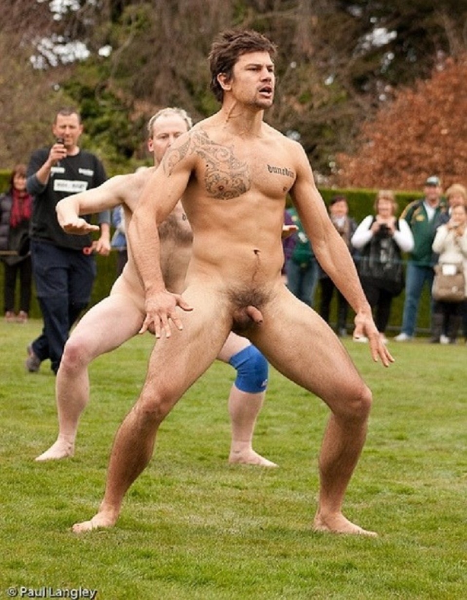 Les culs nus des joueurs
