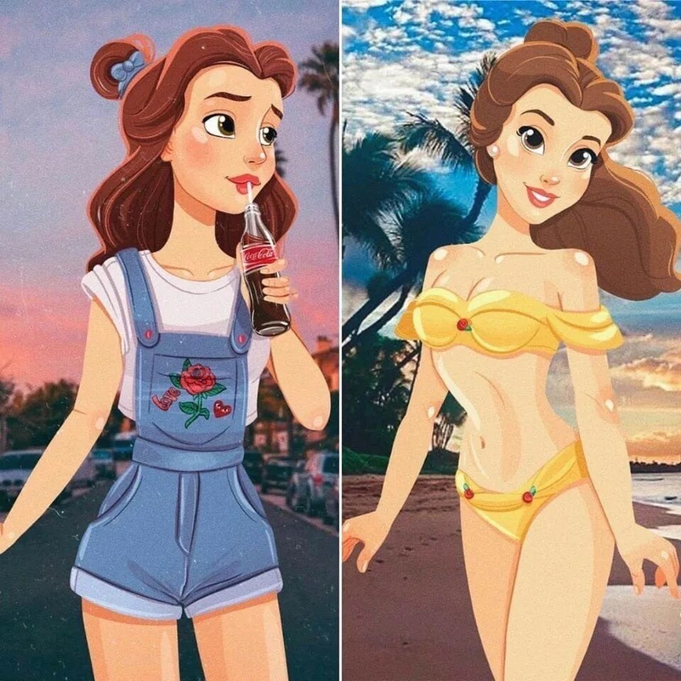 Princesses modernes Disney Bell