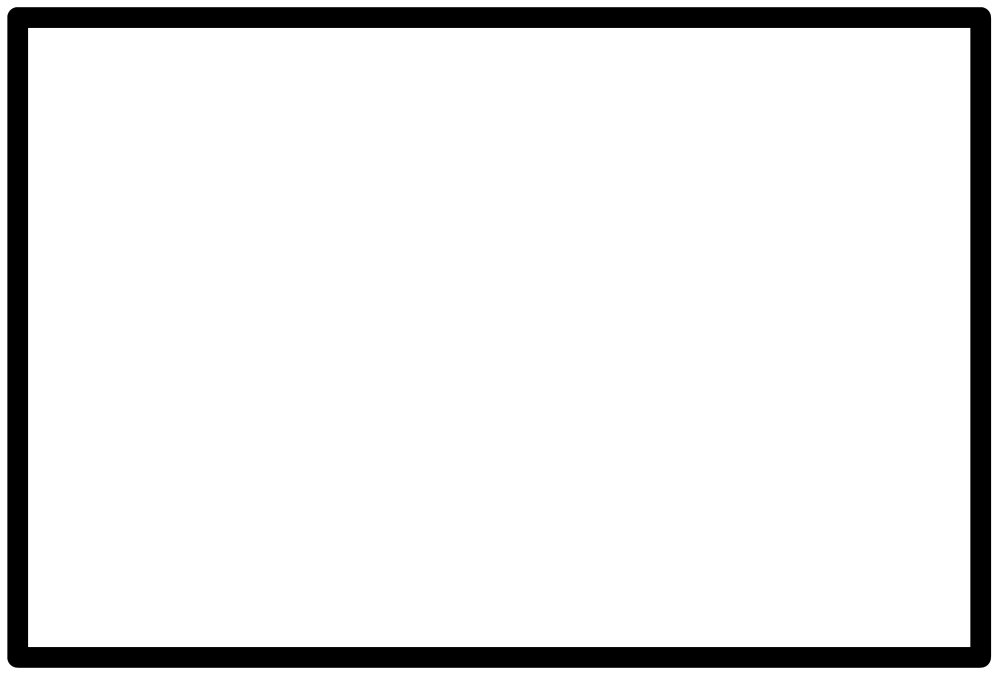 Rectangle blanc avec un cadre noir