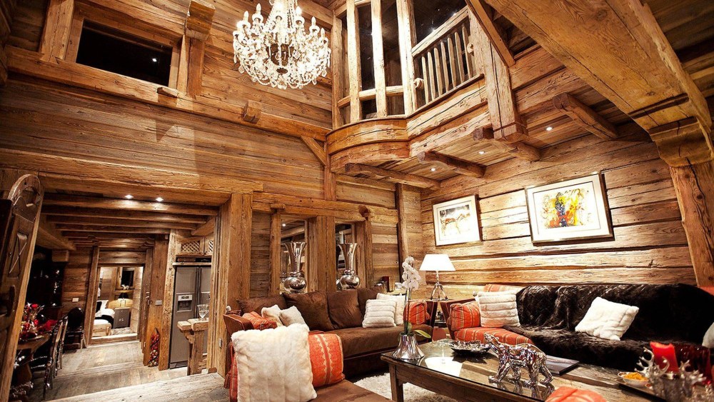 Intérieur du chalet autrichien