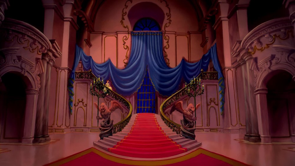 Salle de bal de dessin animé Beauty and Monster