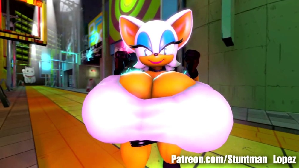 Rouge la chauve-souris 3d sfm