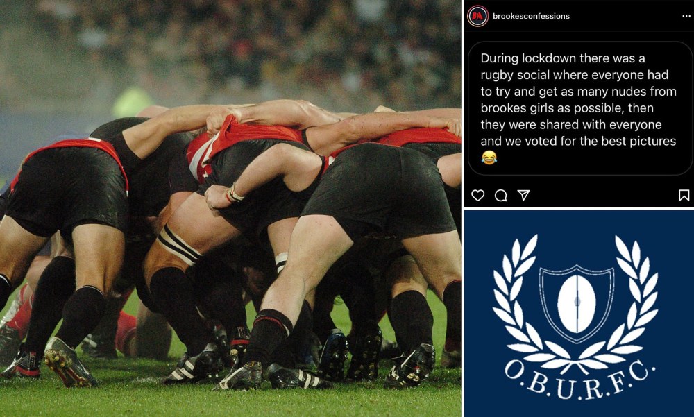 Rugby des athlètes nus