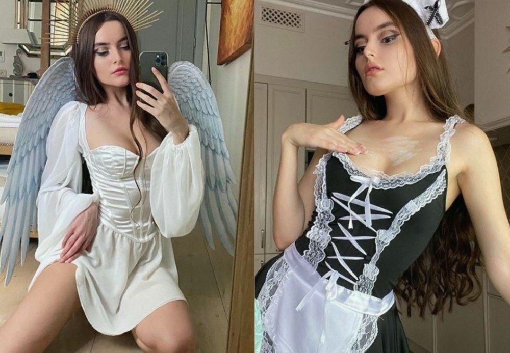 Nun Yana Leonova Websamka en pleine hauteur