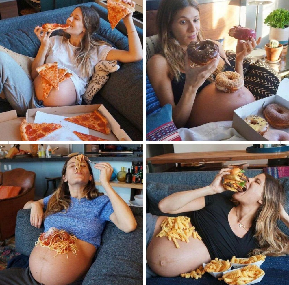 Séance photo enceinte cool