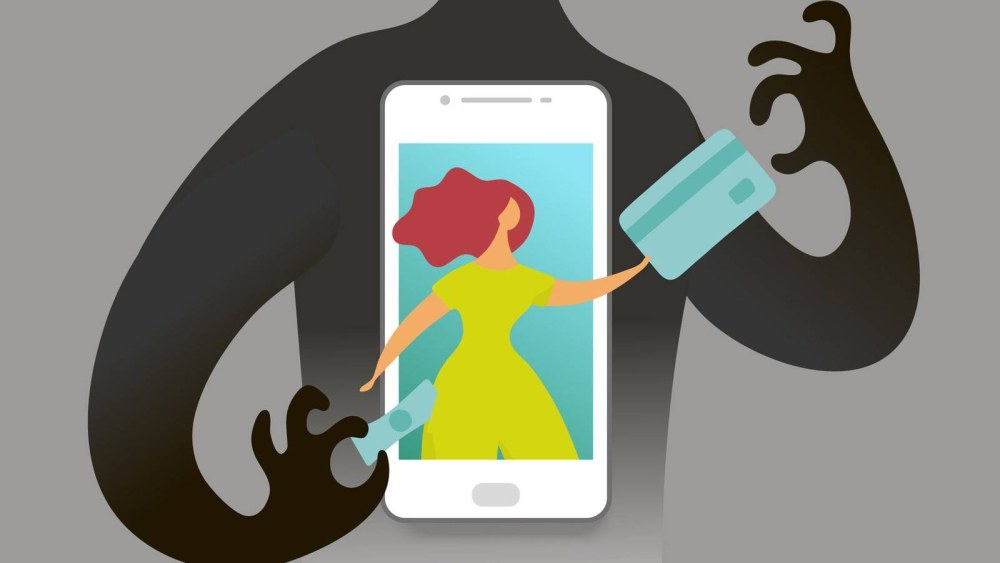 Illustration des escrocs téléphoniques