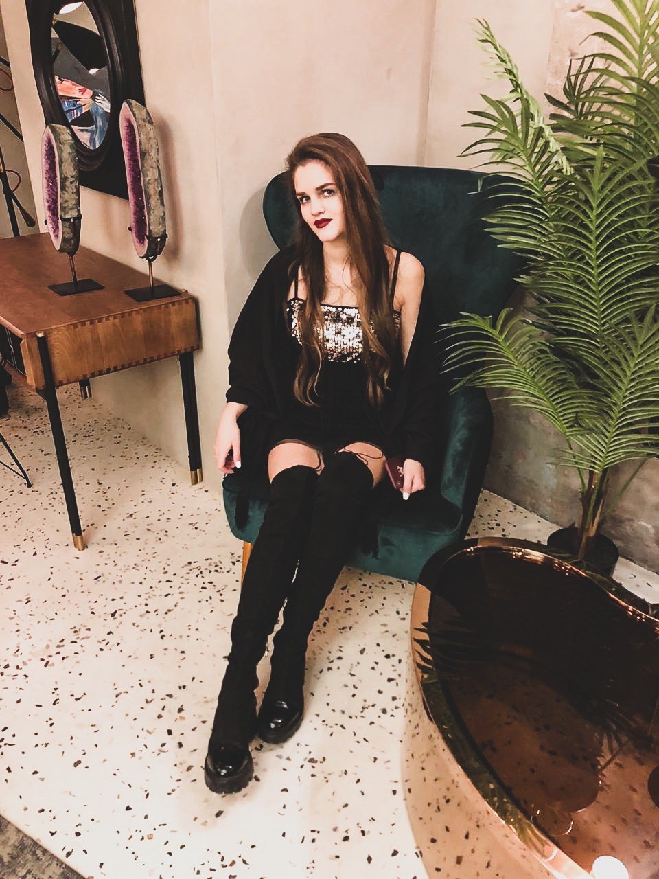 Anna Sherling en sous-vêtements
