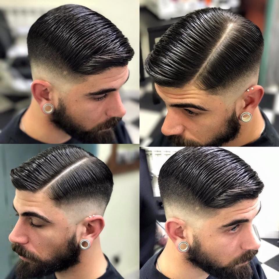 Coupes de cheveux dans un salon de coiffure pour le nom des hommes