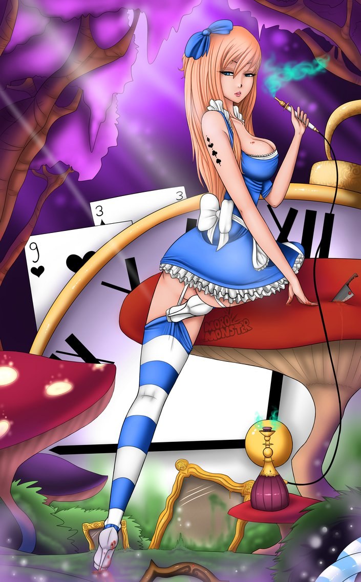 Anime Alice dans les merveilles des merveilles sexy