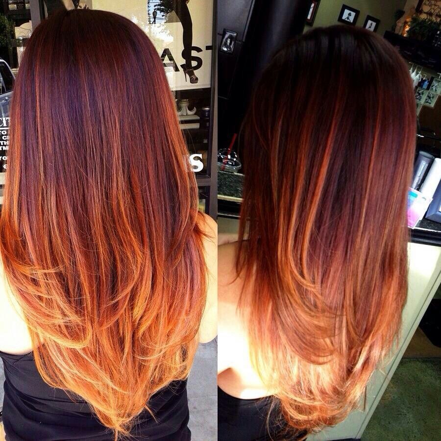 Couleur Desheveux rouges nus