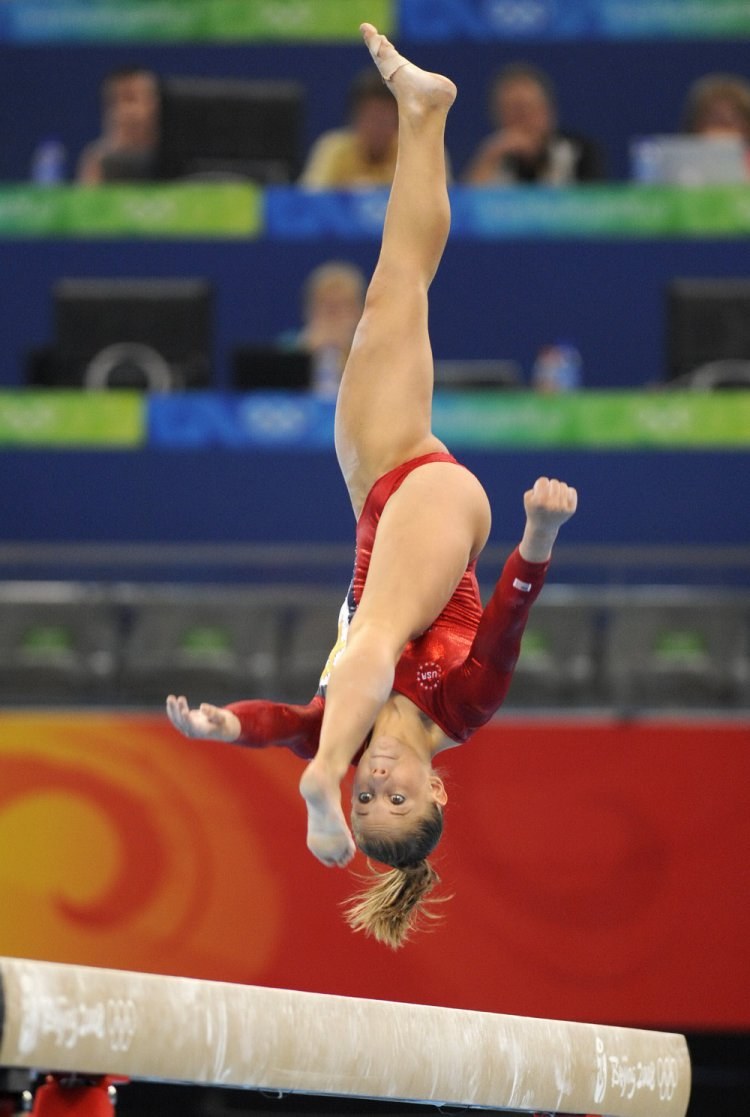 Montré les ups de gymnaste Johnson