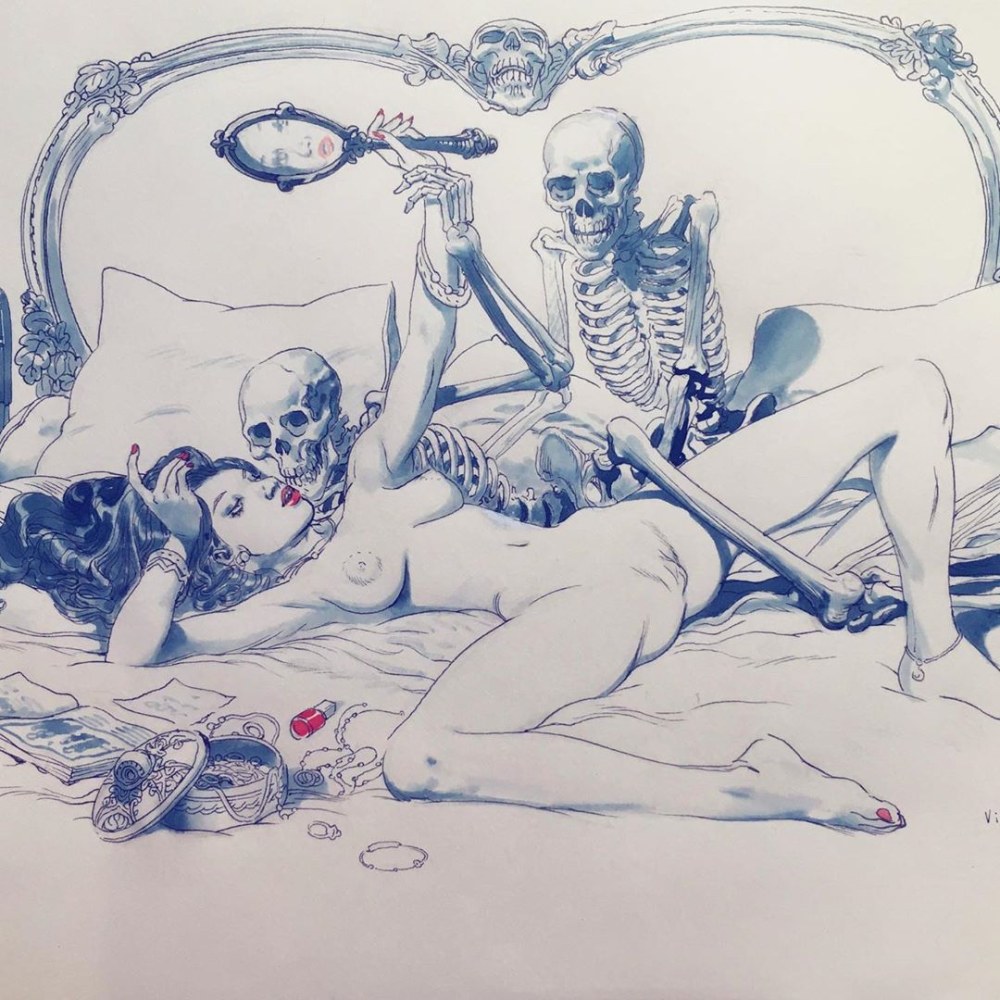 Les yeux attachés