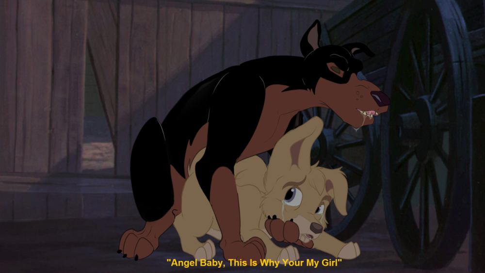 Sexe Cartoon Dame and Tramp