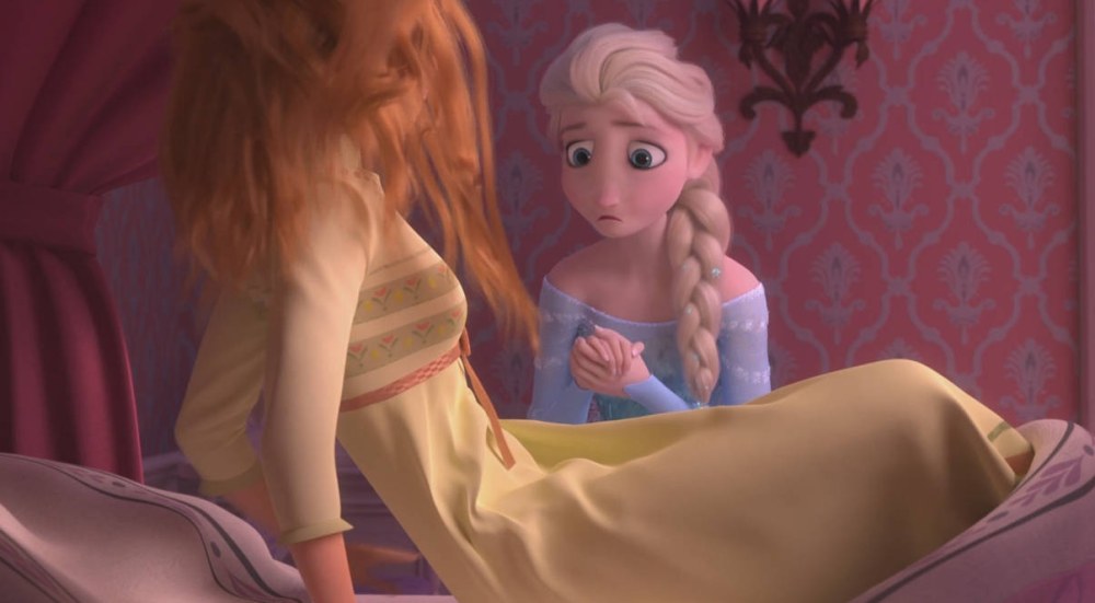 Elsa Anna et Rapunzel Nude 3D
