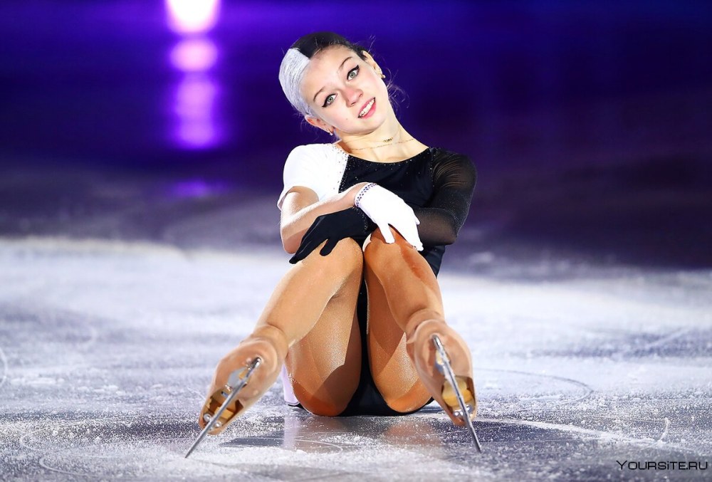 Sasha Trusova Casqueurs de patineur