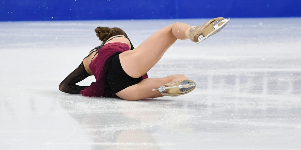 Drain de patineur d'Alexandra Trusova