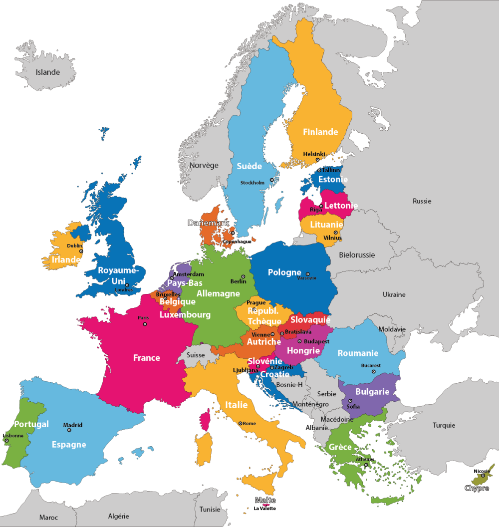 Carte des régions de la Russie Carte des régions de Russie