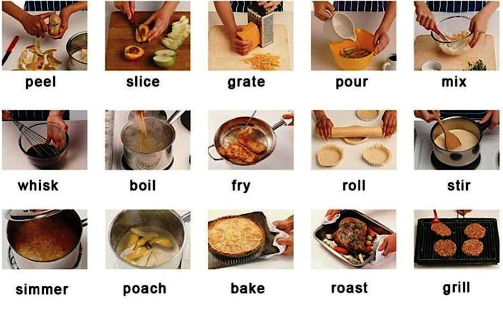 Sœur aînée dans la cuisine