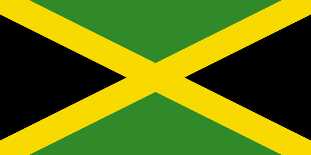 Le drapeau de la Jamaïque britannique