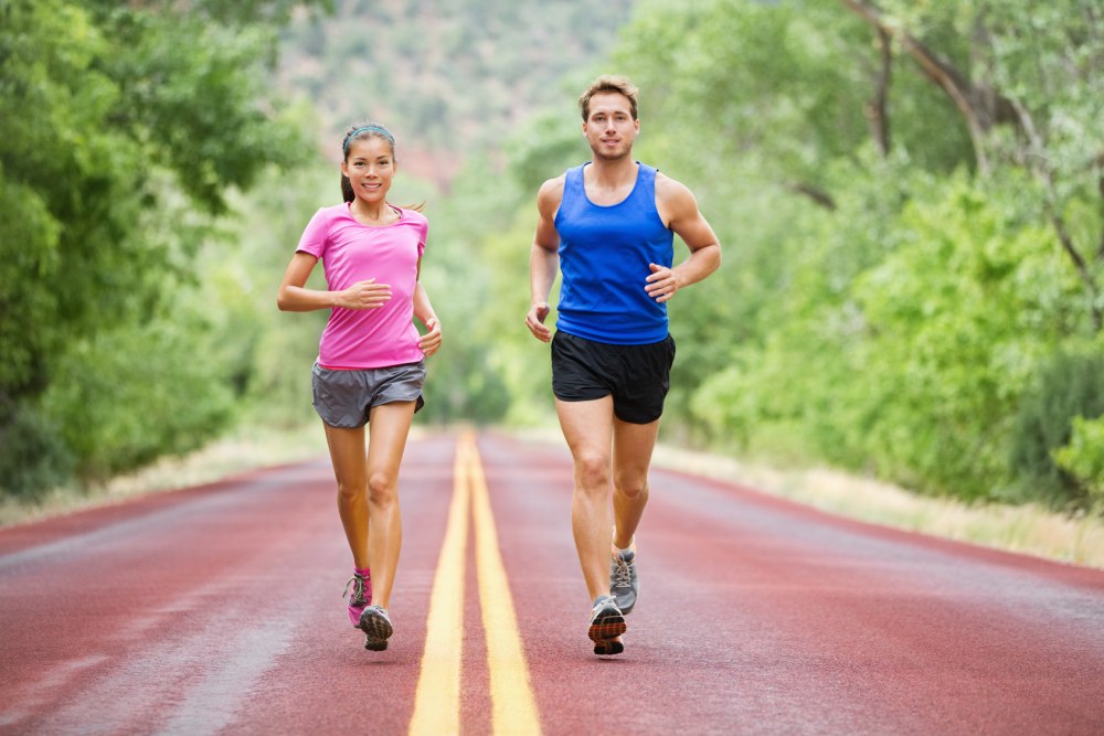 Courir des athlétiques lâches