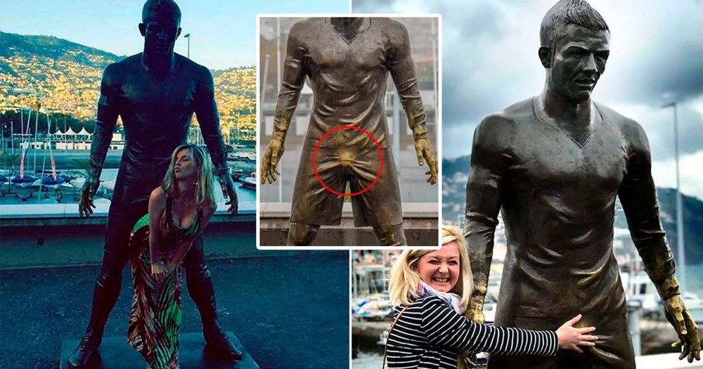 Monument à Ronaldo au Portugal