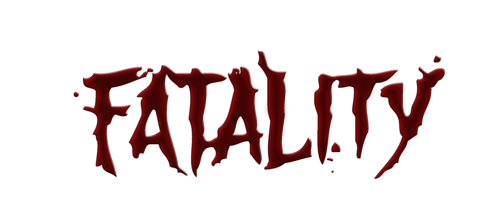 Texte du logo de combat mortel de Fataliy