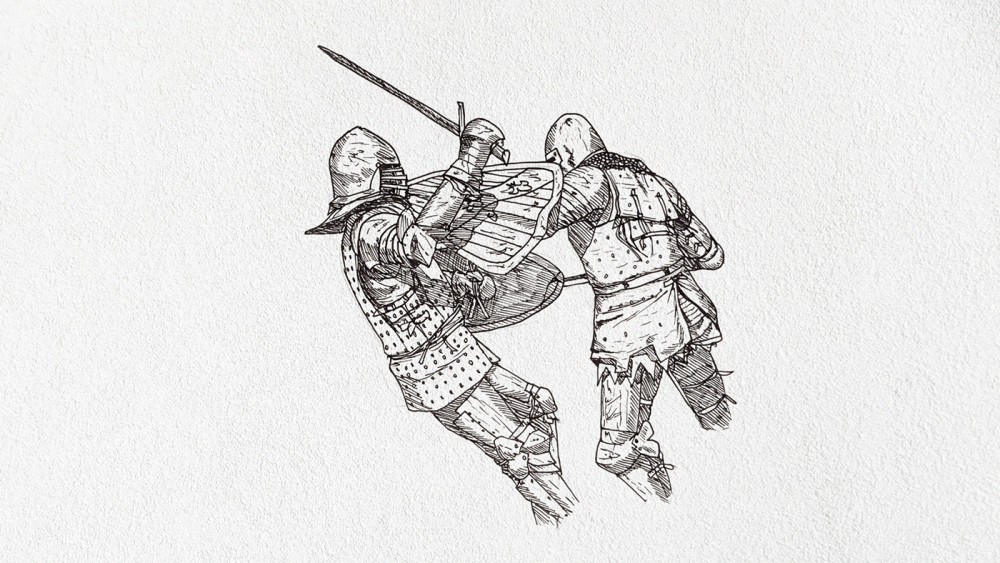 Croquis du Moyen Âge