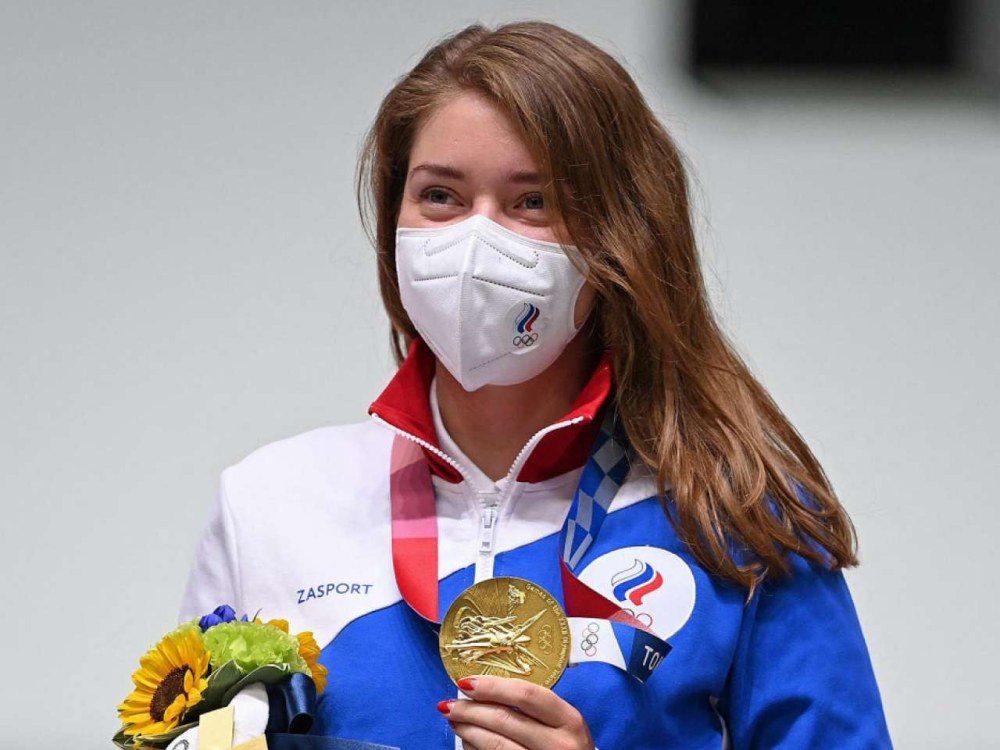 Vitalina Batsarashkina aux Jeux olympiques de Tokyo