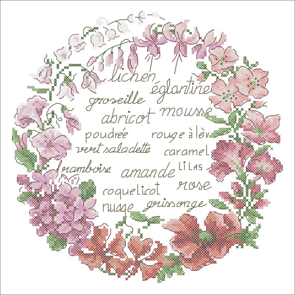 Schéma de broderie française Veronica Aginer