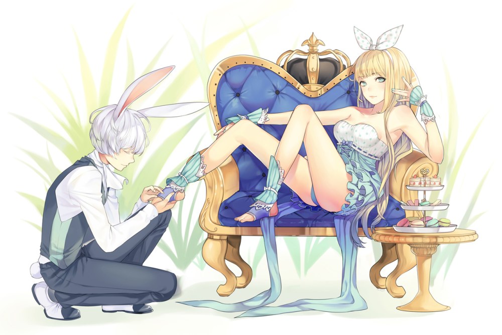 Alice et Anime Rabbit