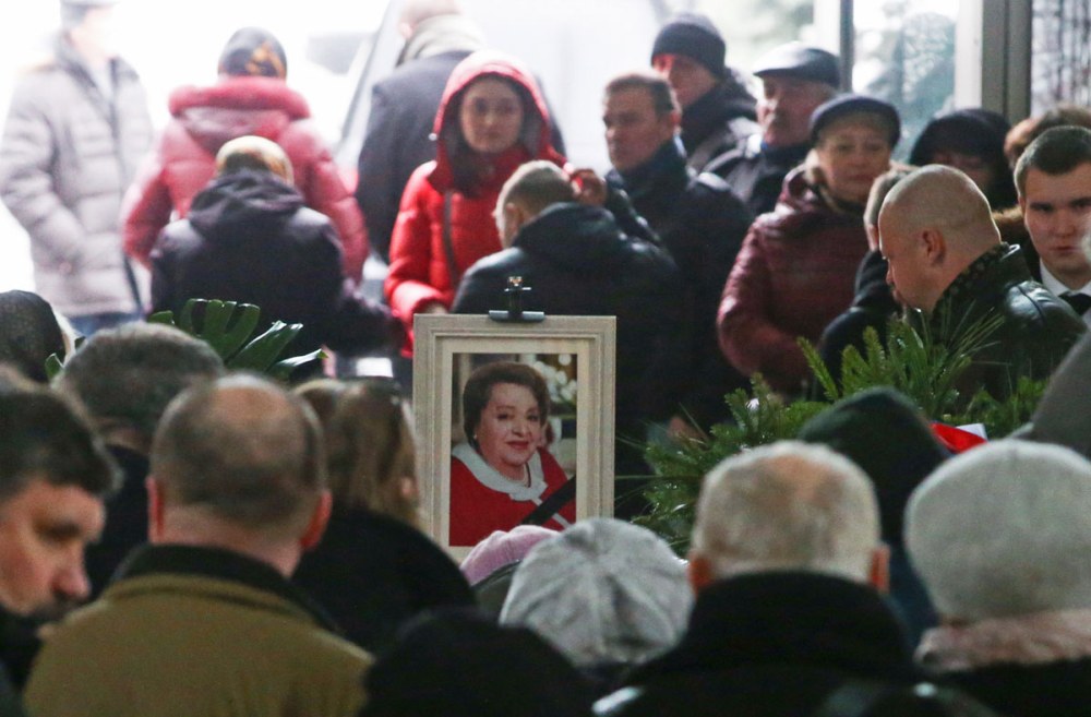 Natalia Krachkovskaya Funeral Goodbye