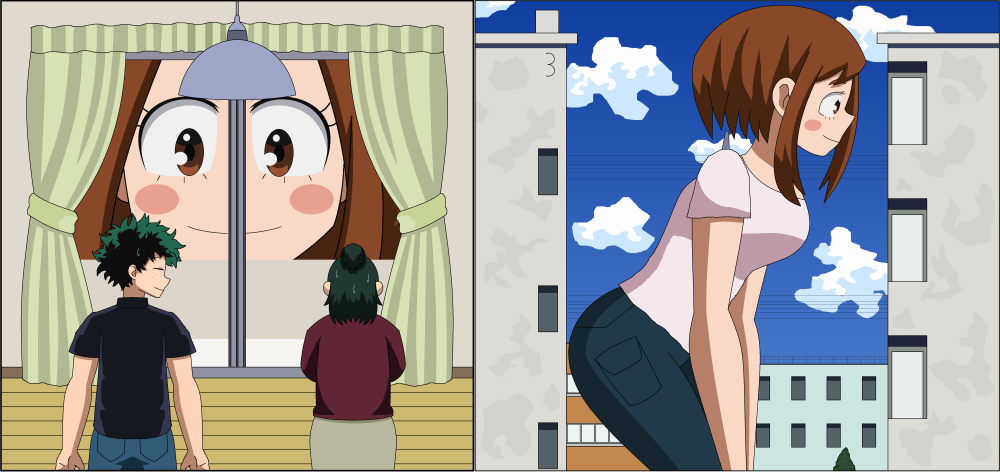 Géant d'uraraka ochako