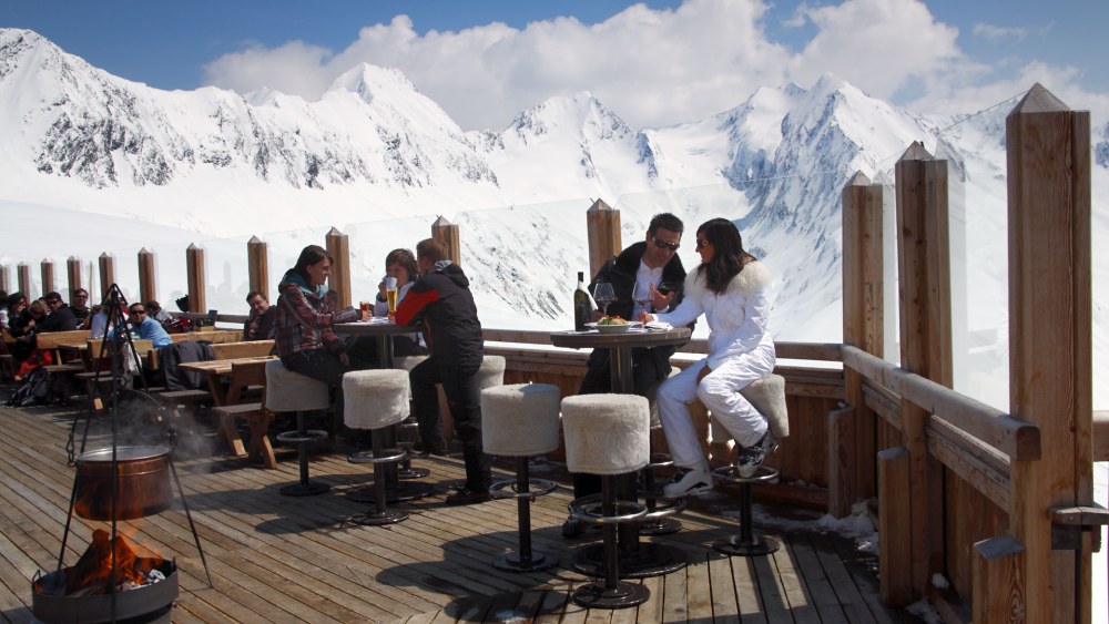 Restaurant dans les montagnes