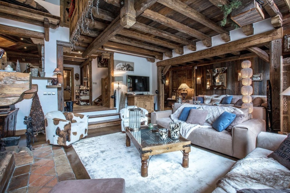 Intérieur de la maison de campagne