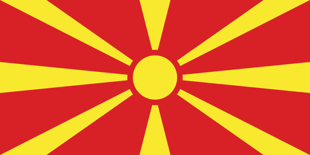 Drapeau en macédonie