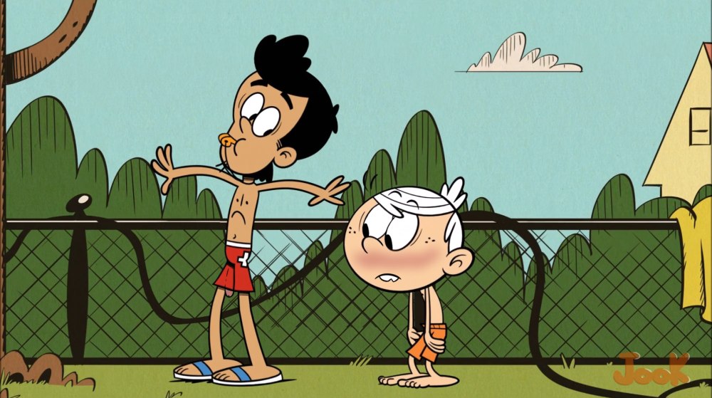Bobby et Lincoln nus