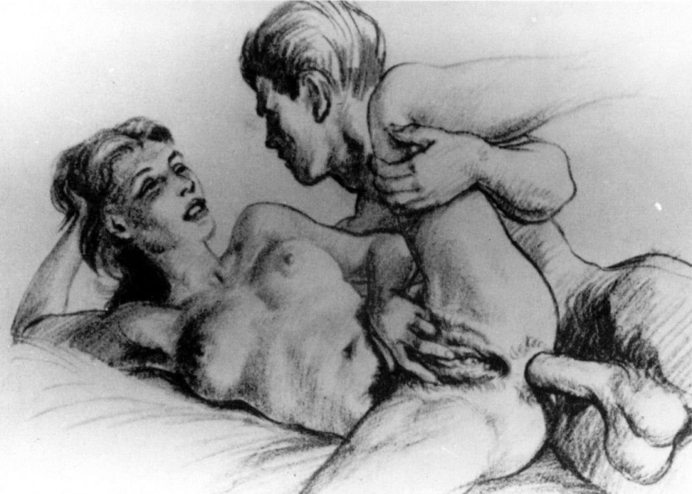 Bandes dessinées rétro érotiques
