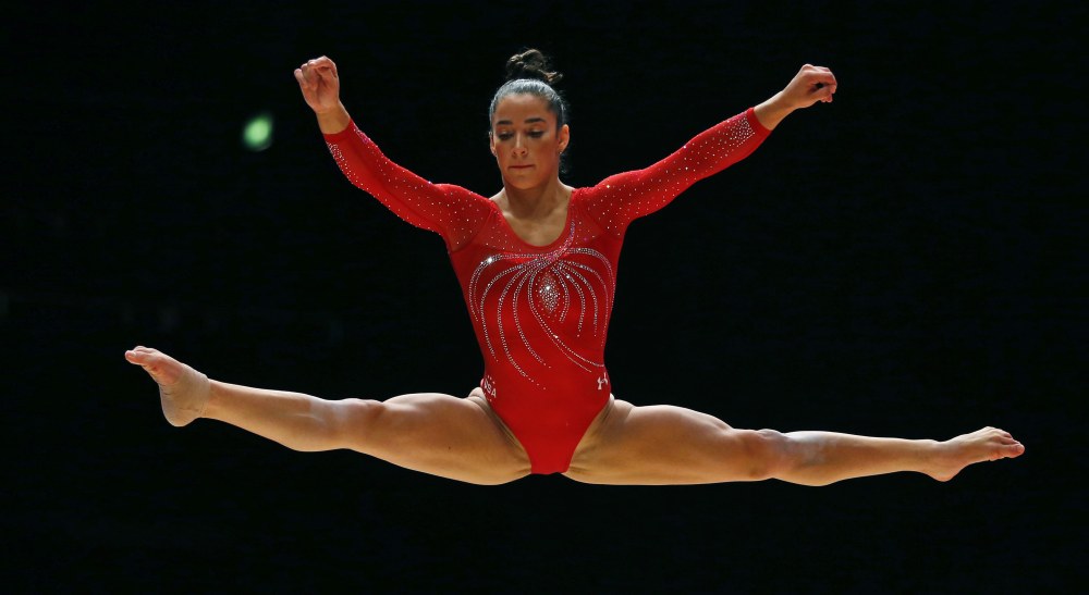 Montré les ups de gymnaste Johnson