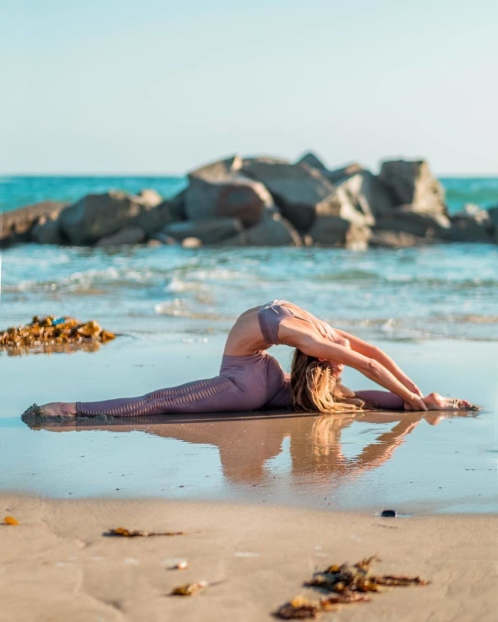 Des poses pour une séance photo de plage
