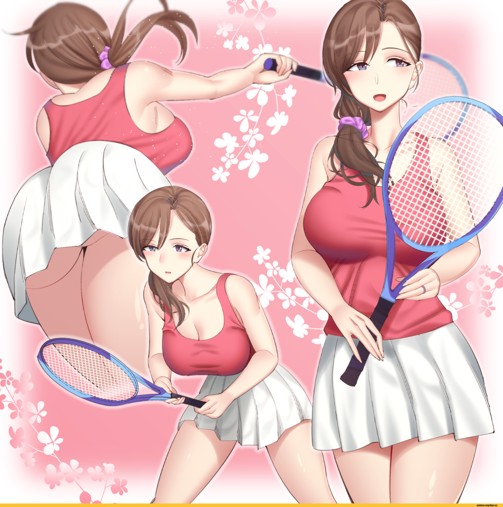 Joueur de tennis d'anime hentai