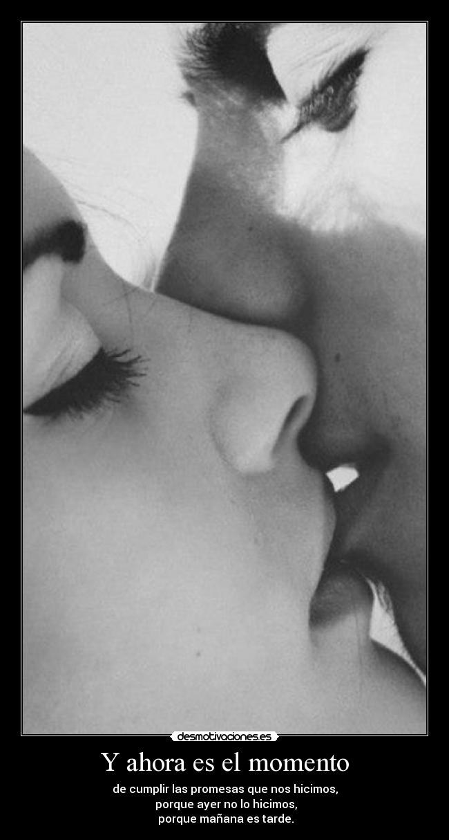 Bisous passionnés sur les lèvres