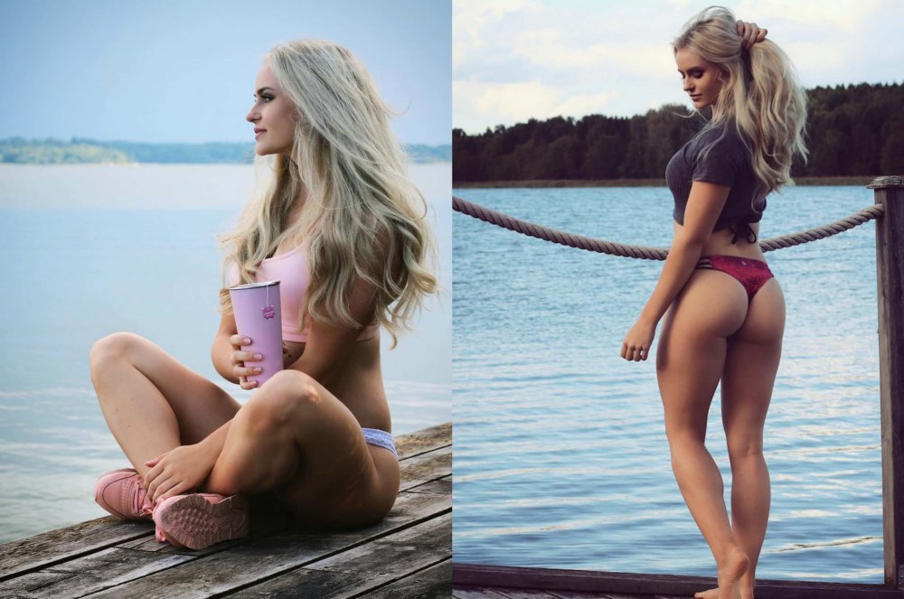 Anna Nystrom en short